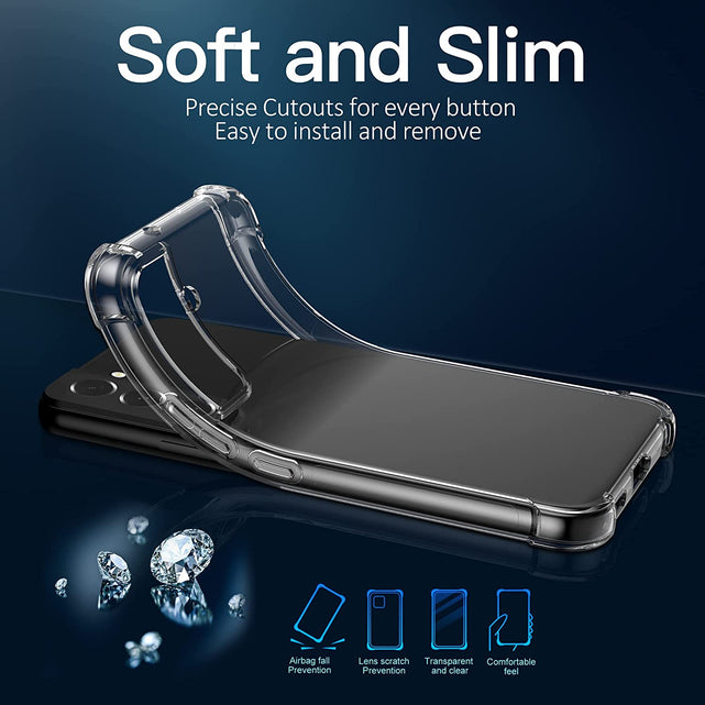 Redpepper Galaxy S22 cover trasparente antiurto chiara