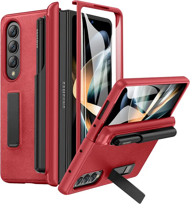 Redpepper Galaxy Z Fold 4 custodia con S Pen e stand nero