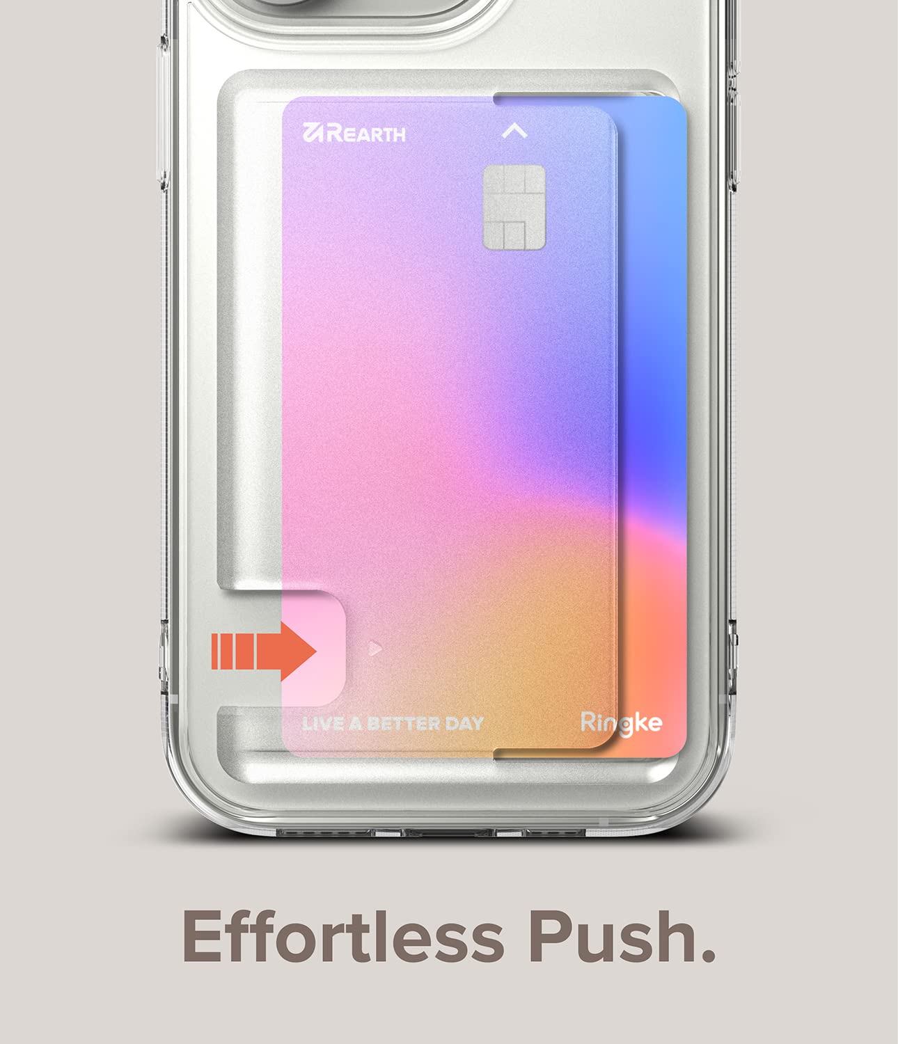 Ringke Fusion Card Cover iPhone 14 Pro Max Clear Carte