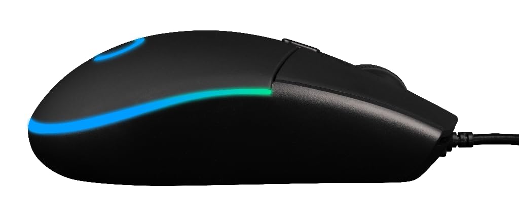 Konix Arcane Mouse Gaming Cavo 70g LED Nero