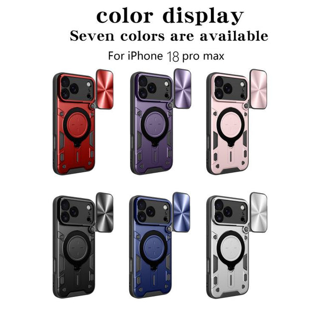 Redpepper 18 Pro Max Cover Camshield Magnetica Nera