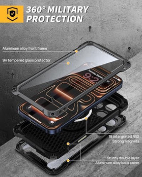 Redpepper iPhone 17 Pro Max Bumper Antiurto Doppio TPU+PC