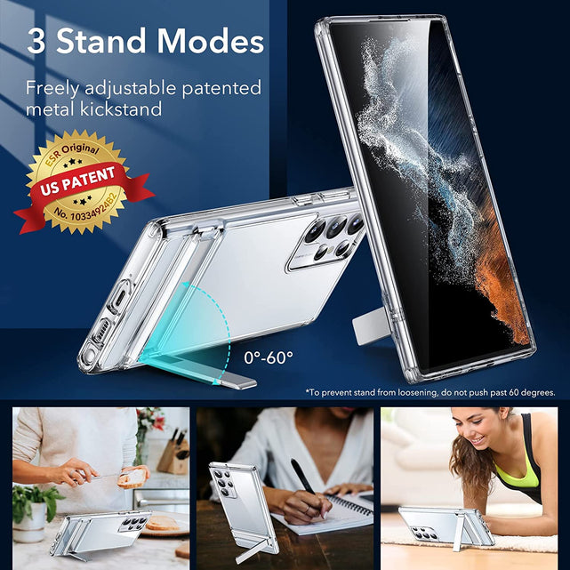 Redpepper Galaxy Cases cover Galaxy S22 Ultra stand trasparente