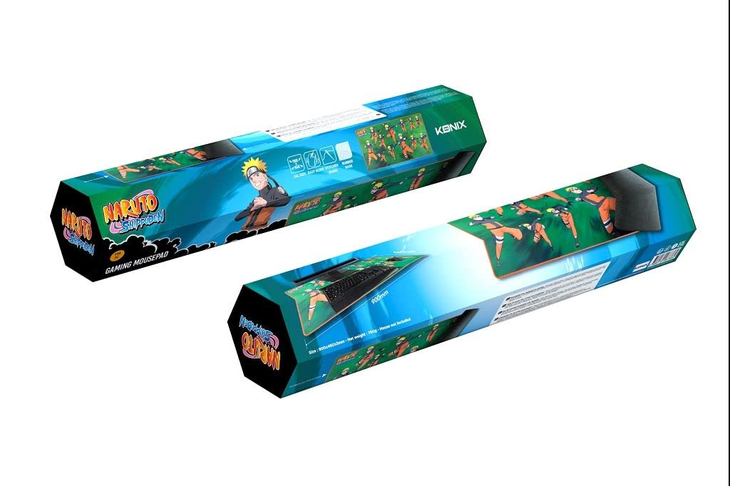 Konix Naruto Shippuden tappetino mouse XXL 90x46 cm cloni ombra