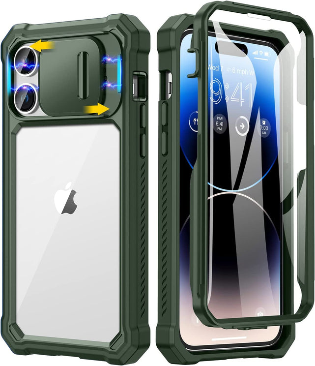 Redpepper Apple Cases cover iPhone 14 Pro corazzata trasparente