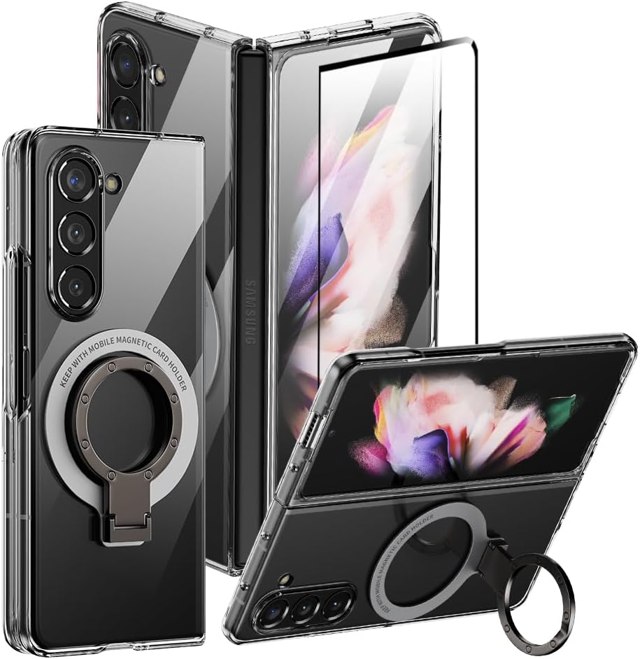Redpepper Galaxy cover Z Fold 5 trasparente con stand