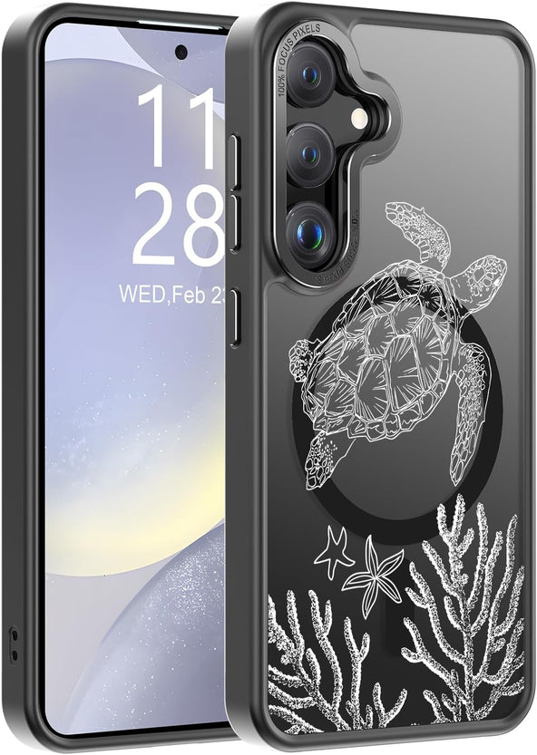 Redpepper Galaxy S25 Ultra cover floreale magnetica pellicola