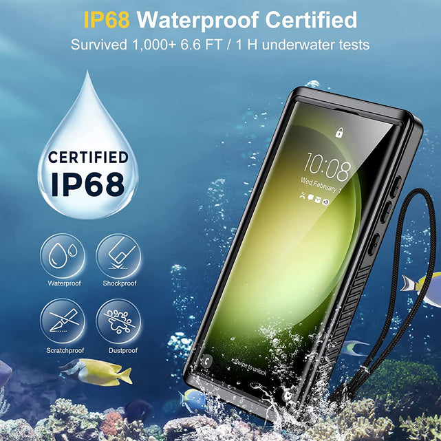 Redpepper Galaxy S23 Ultra Custodia Impermeabile IP68 Antiurto