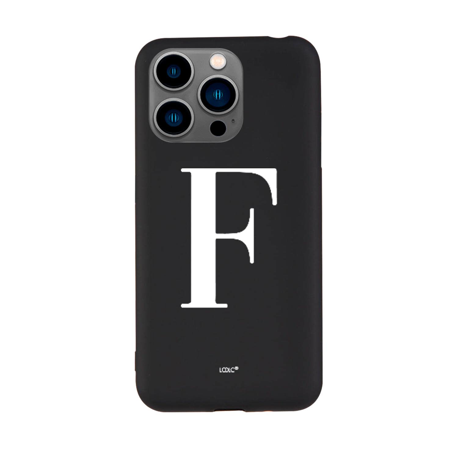 La Casa de las Carcasas Personalizzate iPhone 15 Pro custodia nero iniziale