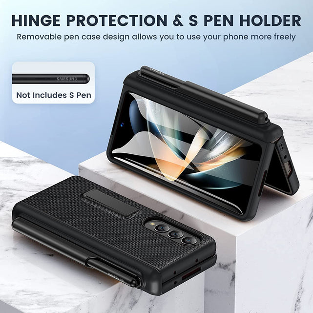 Redpepper Galaxy Z Fold 4 custodia con S Pen e stand nero