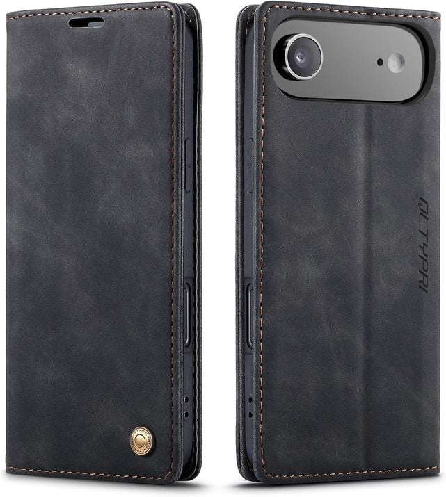 Redpepper iPhone 17 Cover folio pelle con stand e porta carte
