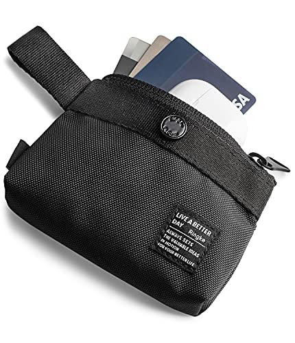 Ringke Mini Pouch Two-Way Bag Pochette Nera Nylon AirPods