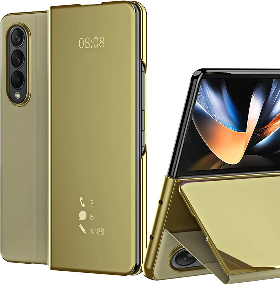 Redpepper Galaxy Z Fold 4 cover specchio con stand pelle