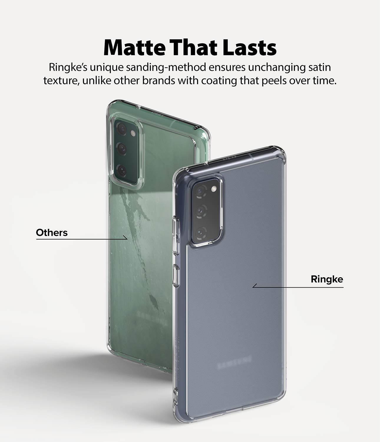 Ringke Fusion Custodia Galaxy S20 FE Matte Clear Antiurto