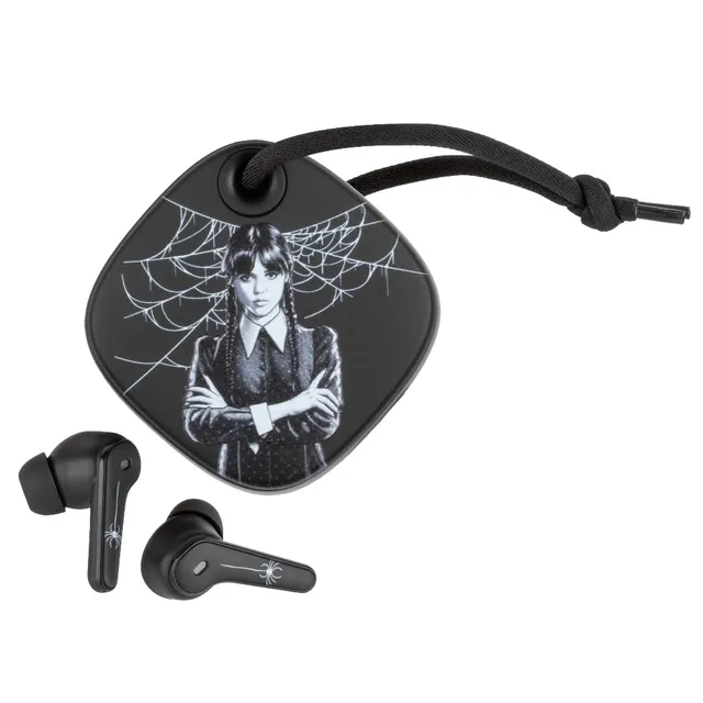 Konix Mercoledì Auricolari wireless neri IPX4