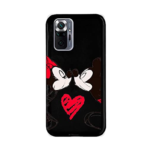 La Casa de las Carcasas Note 10 Pro custodia silicone nero Minnie Bacio