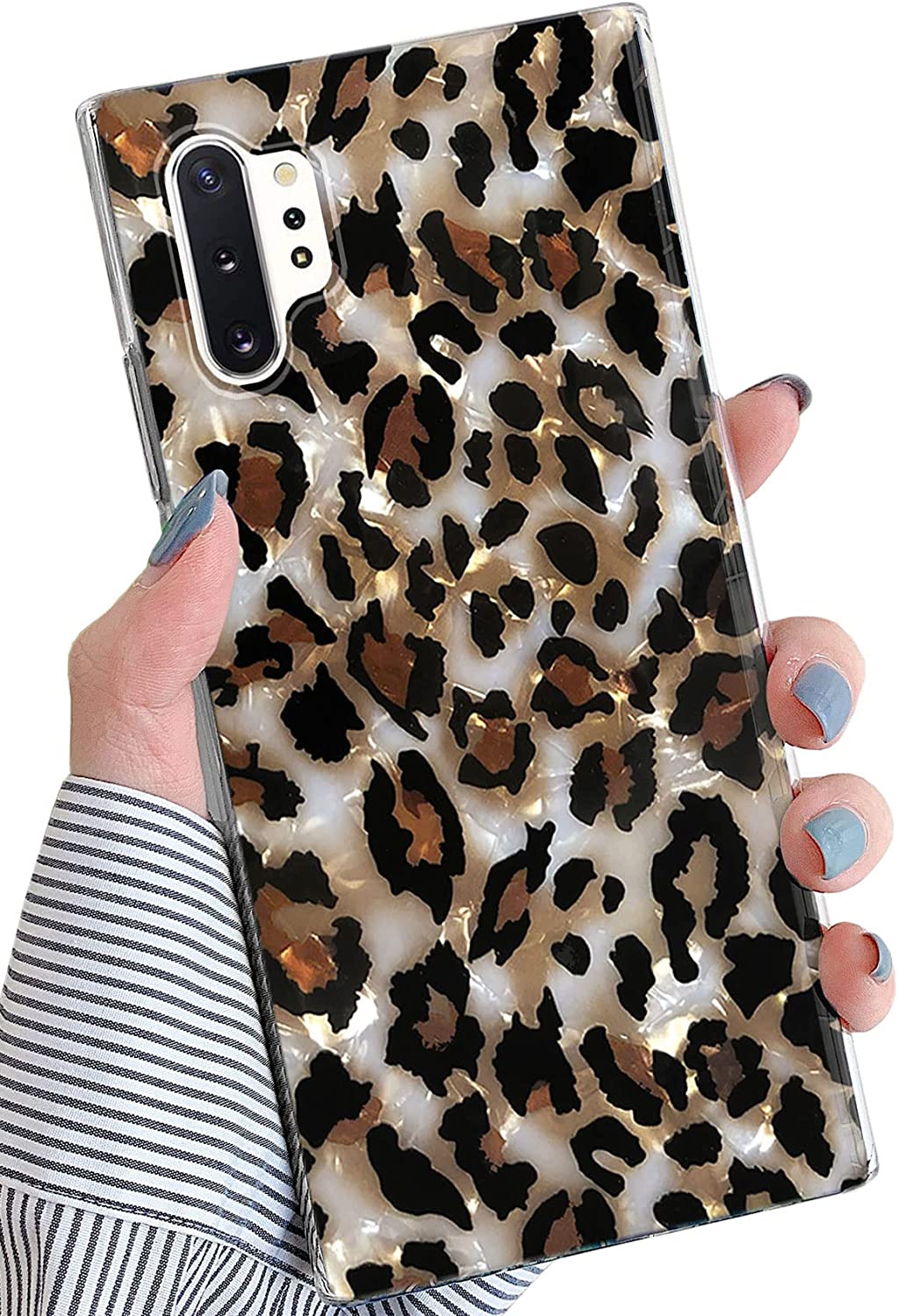 Redpepper Note 10 Plus cover glitter trasparente