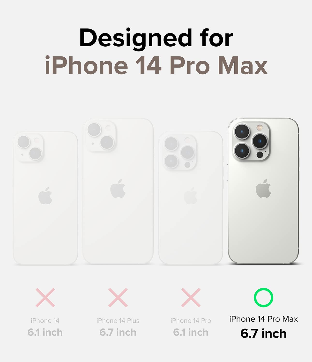 Ringke Fusion Card Cover iPhone 14 Pro Max Clear Carte