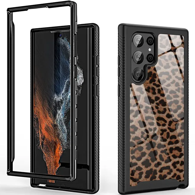 Redpepper Galaxy S22 Ultra cover leopardata heavy duty