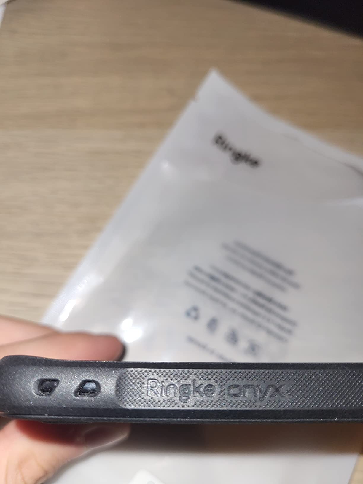 Ringke Onyx Cover Galaxy S21 Plus Custodia TPU Nera Antiurto