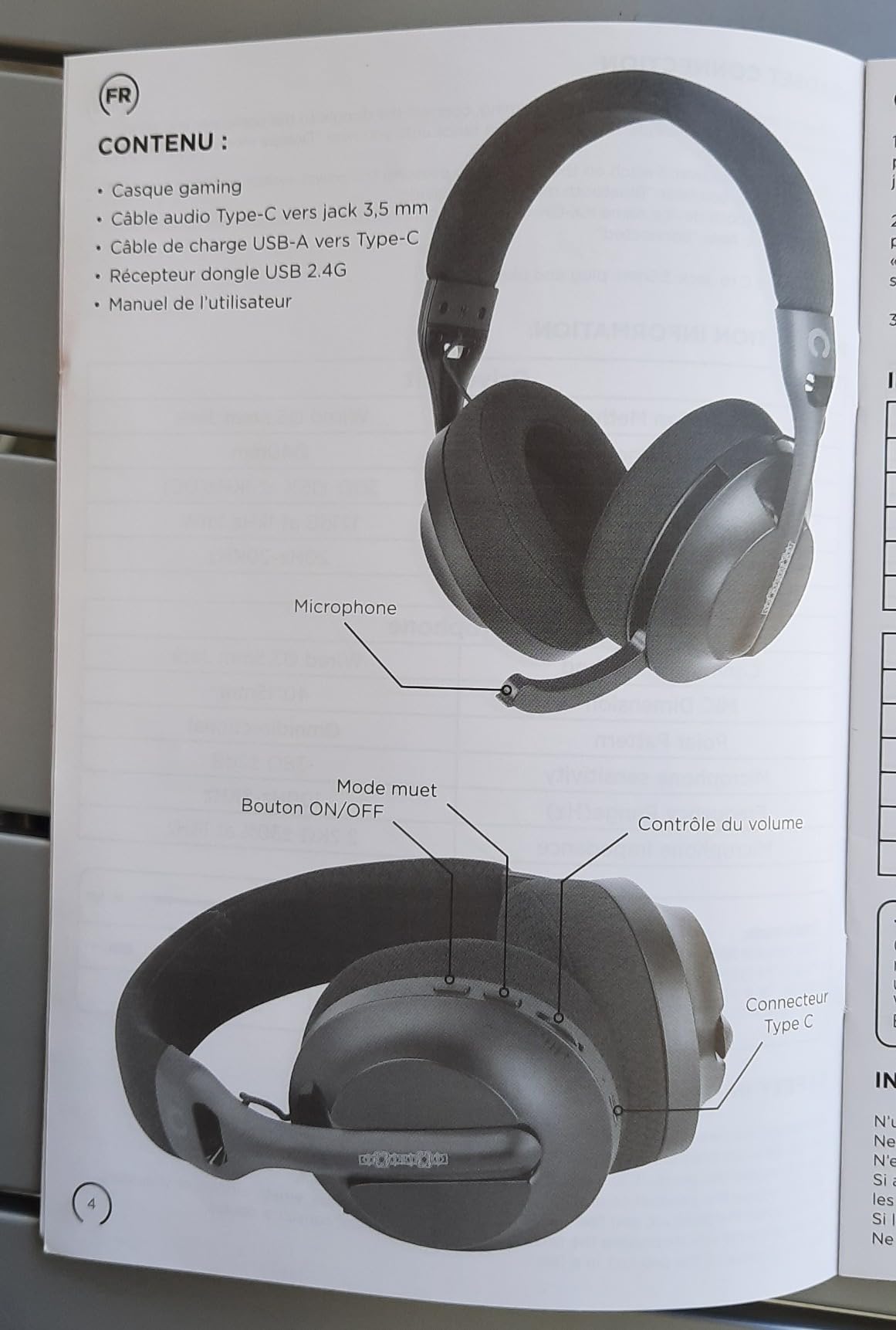 Konix Pulsar Cuffie Gaming 180g Bluetooth Nere 40mm