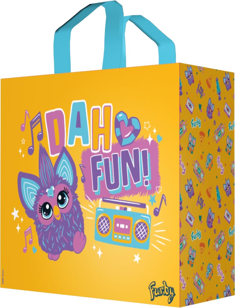 Konix Furby Shopper 40x45x20 cm Gialla Dah Fun Riciclata