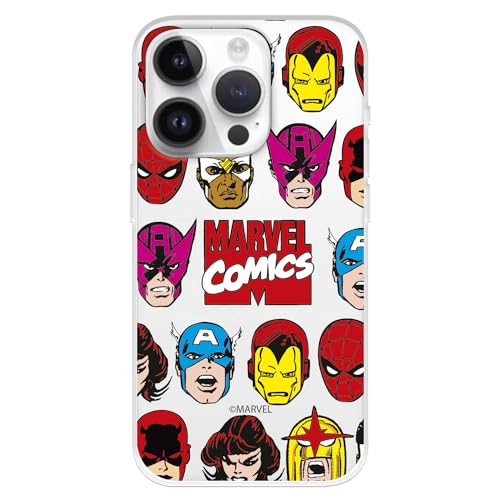 La Casa de las Carcasas Licenze Ufficiali cover iPhone 15 Pro Marvel Silhouettes