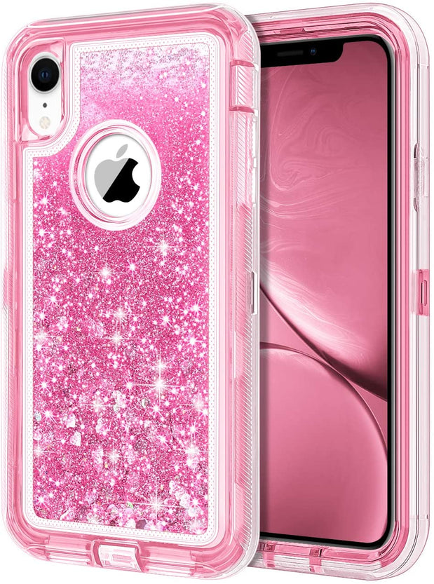 Redpepper iPhone XR Cover Glitter Antiurto Bling