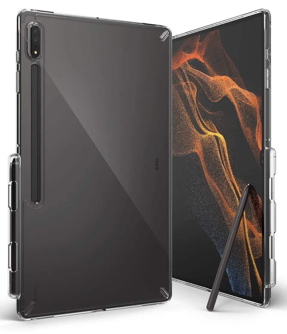 Ringke Fusion Cover Galaxy Tab S8 Ultra Trasparente Clear Antiurto