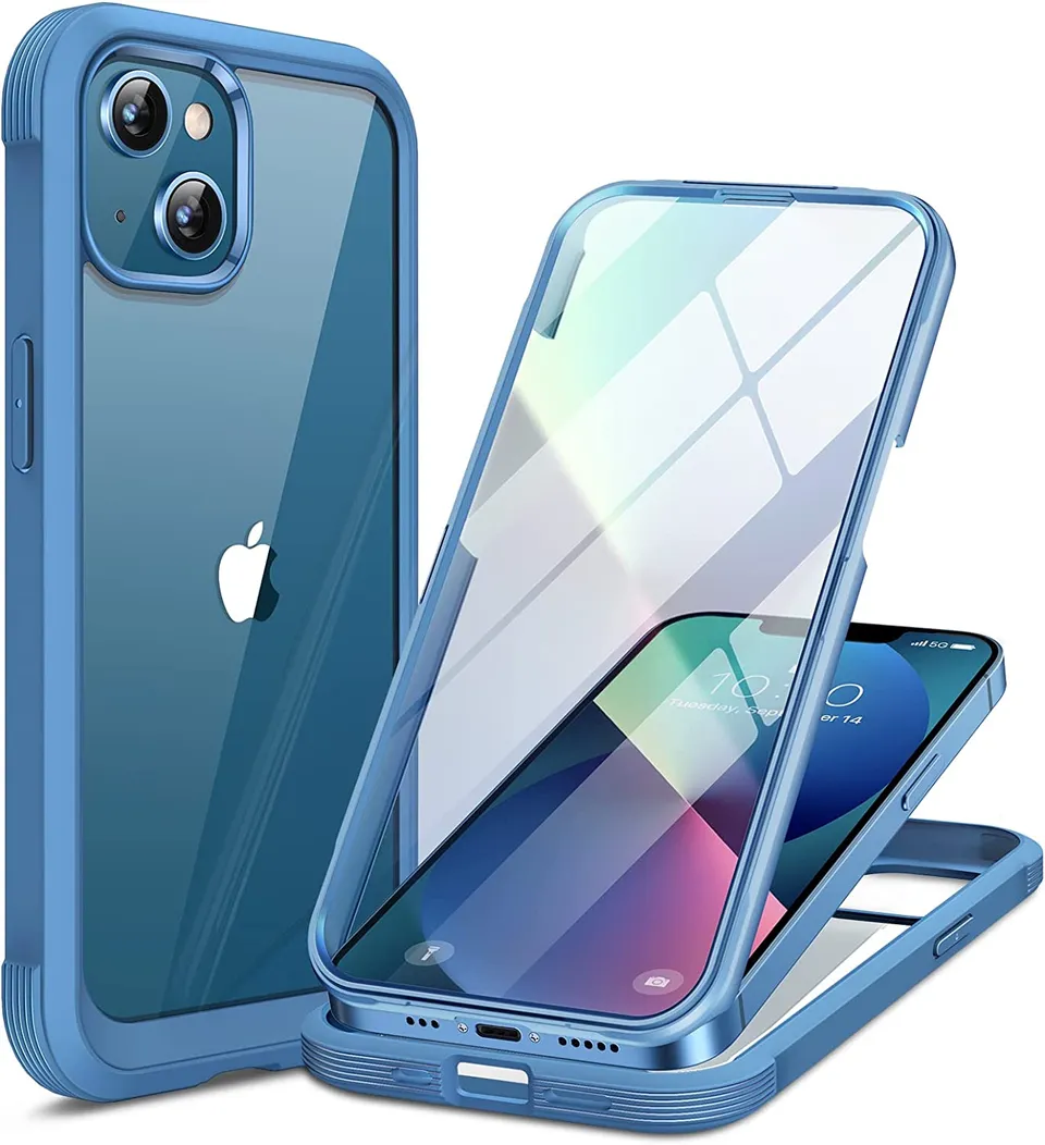 Redpepper iPhone 13 Mini 5.4 custodia vetro nero 9H integrale