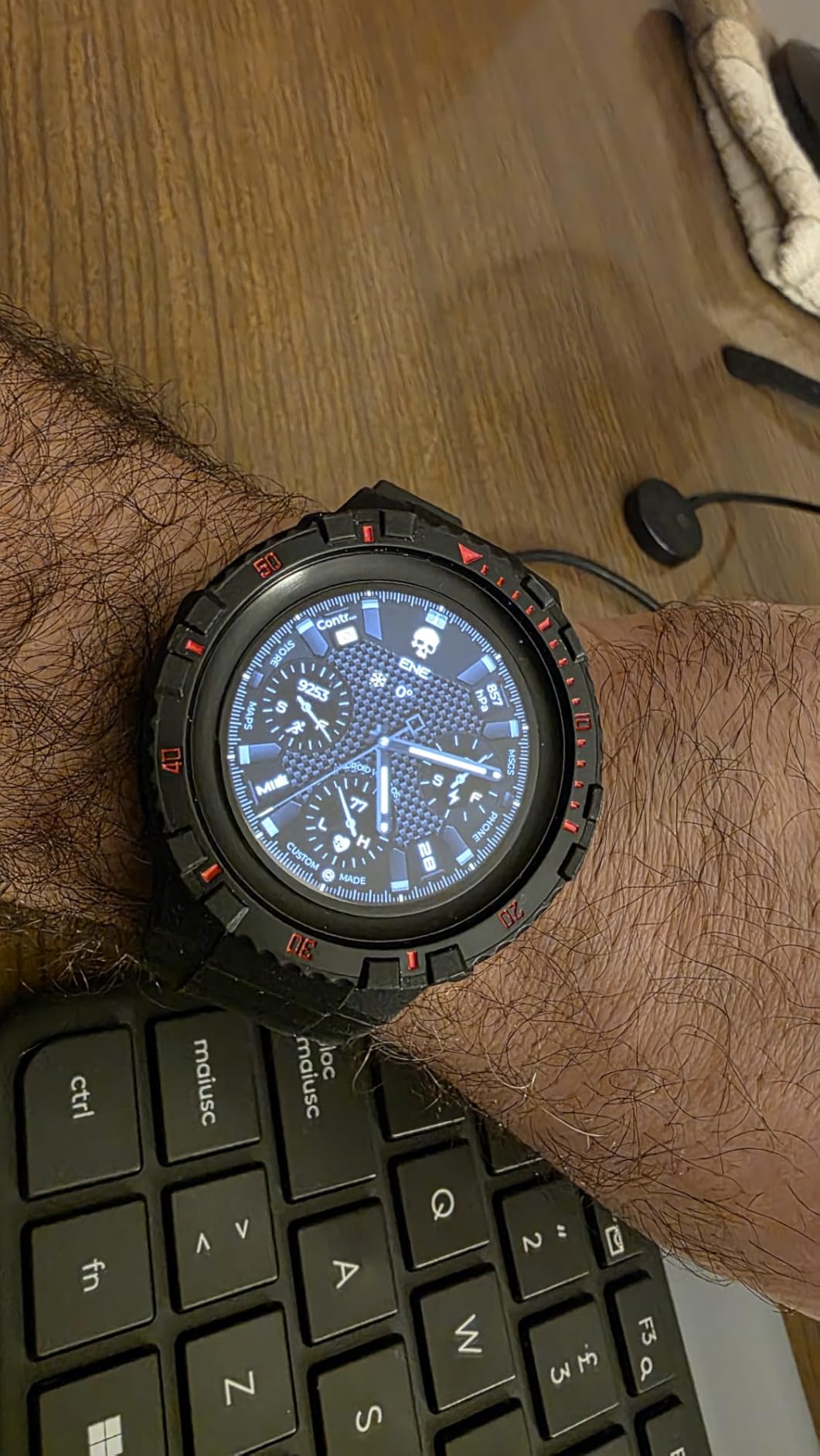 Ringke Fusion X Guard cover Galaxy Watch 5 Pro nera cinturino