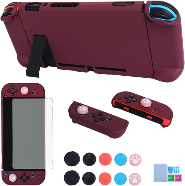 Redpepper Nintendo Switch Cover Viola Dockable con Pellicola