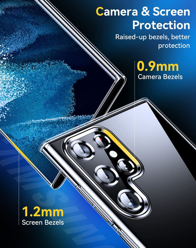 Redpepper Galaxy Cases cover Galaxy S22 Ultra trasparente antigiallo