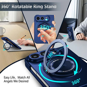 Redpepper iPhone Fold Cover Nera con Sportello e Stand