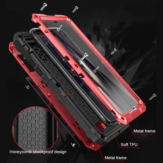 Redpepper iPhone X/XS custodia metallo alluminio antiurto