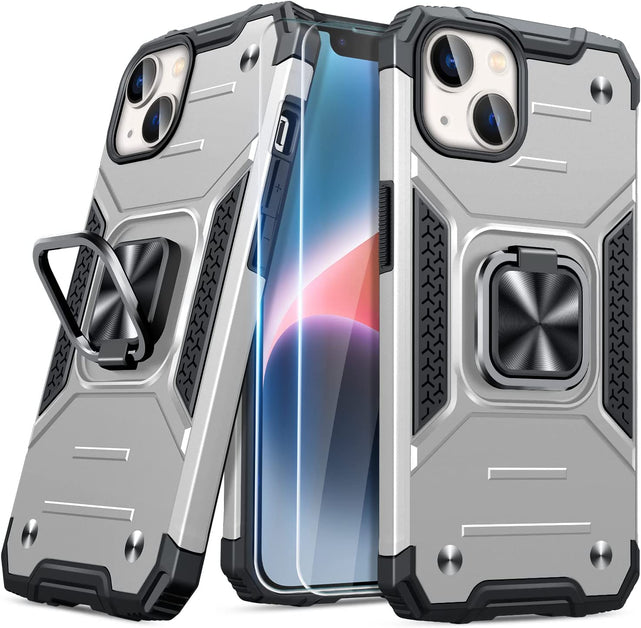 Redpepper iPhone 14 Cover Anello Stand Antiurto 6,1"