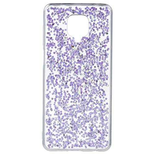 La Casa de las Carcasas Cover Redmi Note 9S custodia malva glitter