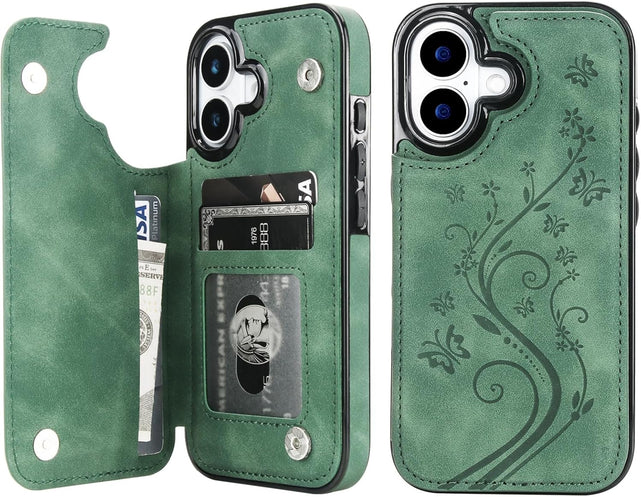 Redpepper iPhone 17 6,3 custodia pelle blu portafoglio