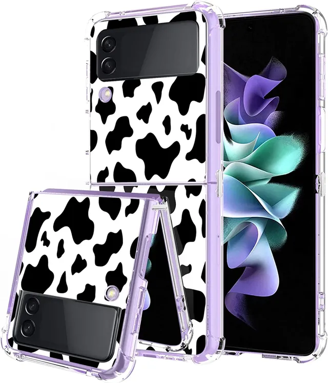 Redpepper Galaxy Z Flip 4 cover trasparente cuore rosa slim