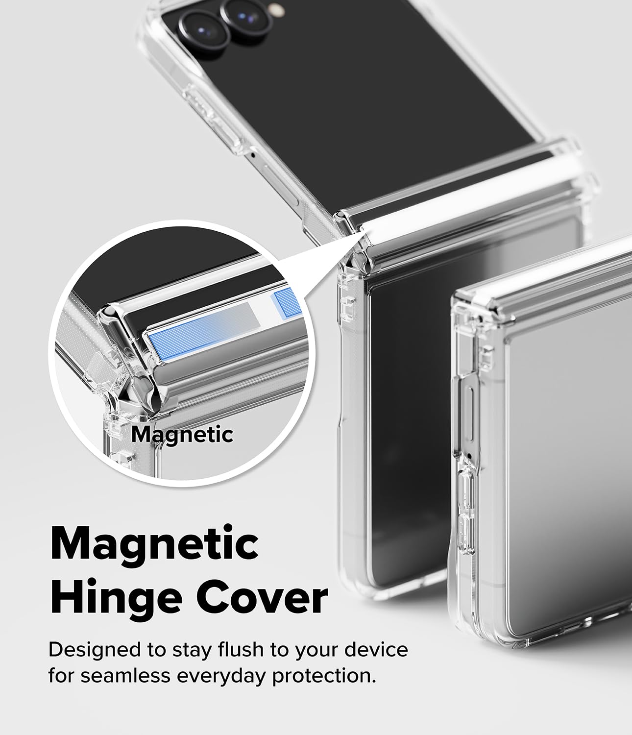 Ringke Fusion Flap cover Samsung Galaxy Z Flip 8 Clear trasparente