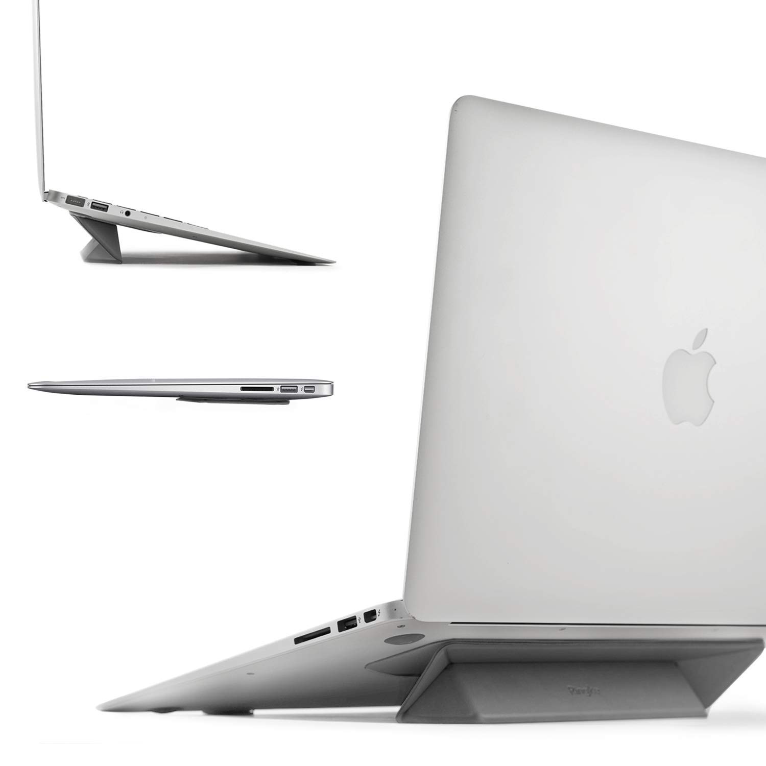 Ringke Stand Supporto Laptop Grigio Adesivo Sottile