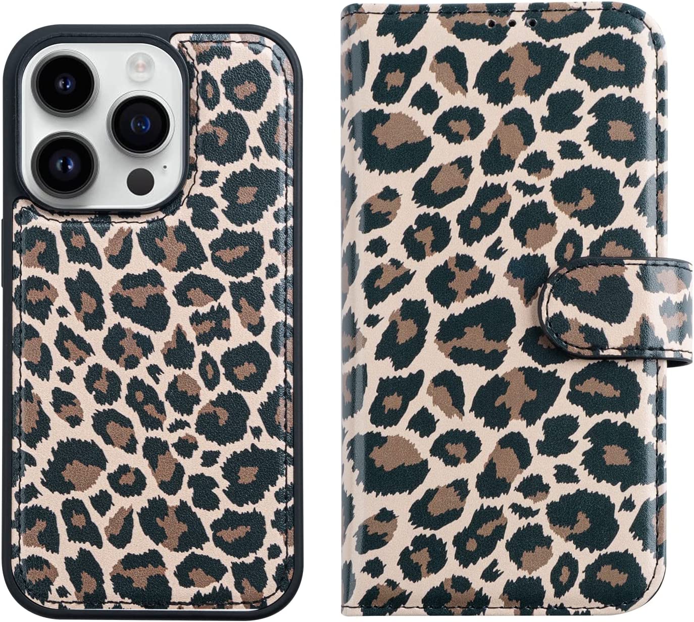 Redpepper iPhone 14 Pro cover portafoglio pelle 4 carte