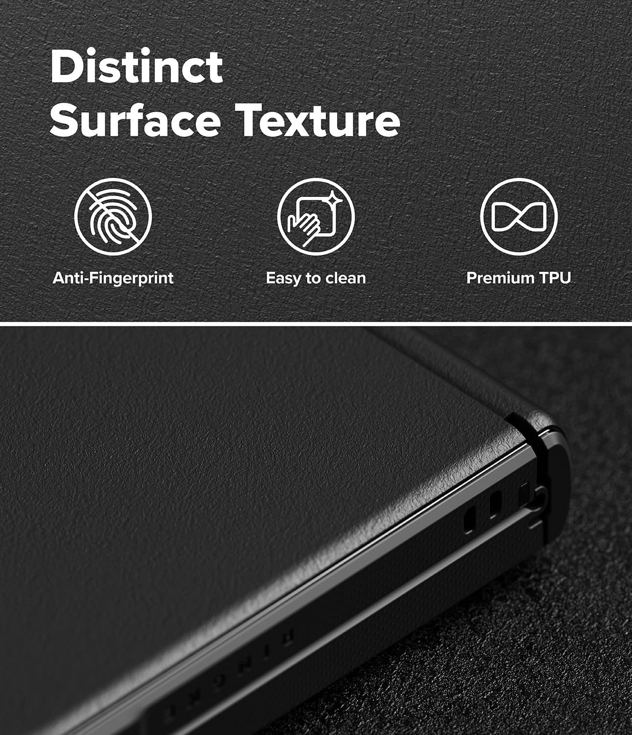 Ringke Onyx Flap cover Samsung Galaxy Z Flip 8 Black antiurto