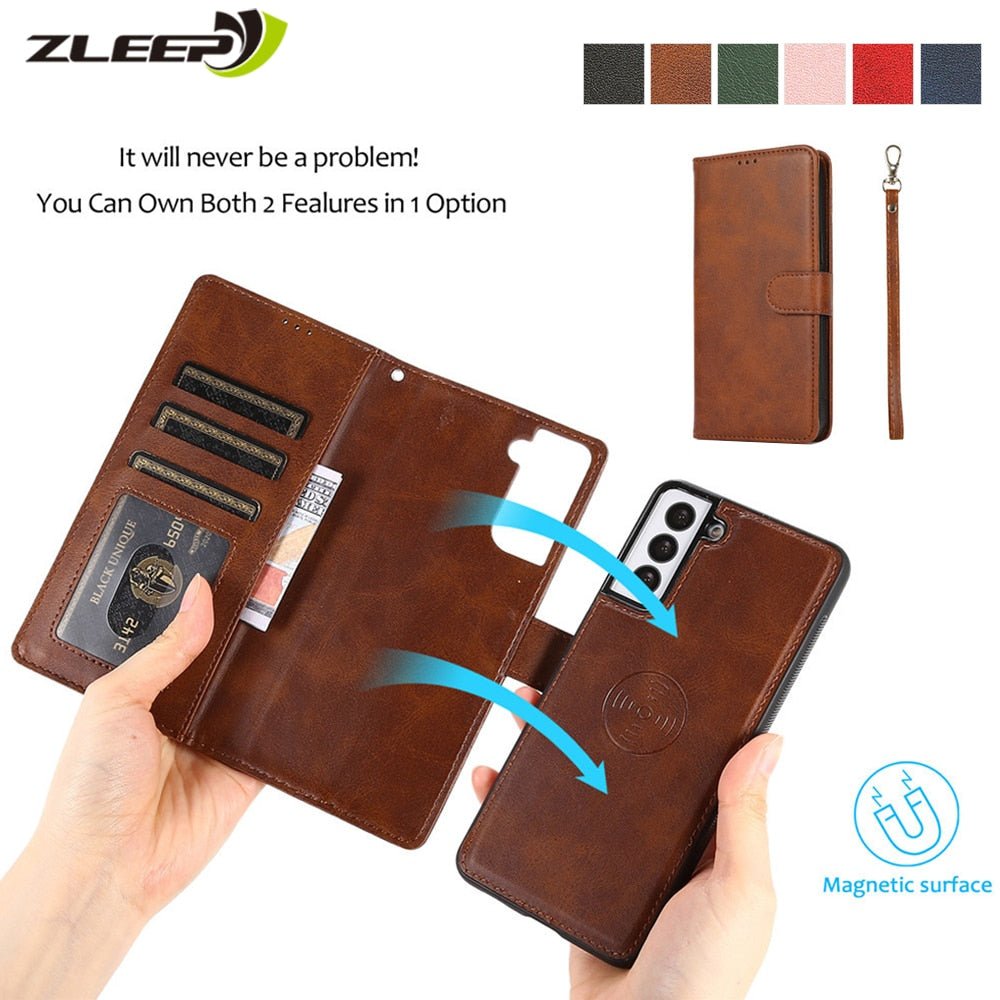 Redpepper Galaxy Note 20 Ultra Cover Pelle Blu Portafoglio