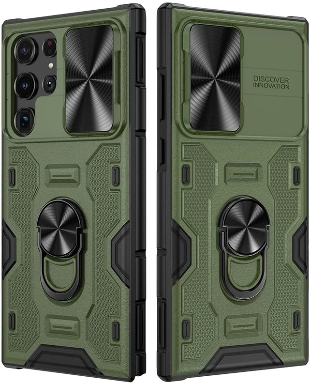 Redpepper Galaxy S22 Ultra Cover Anello Stand Copri Camera