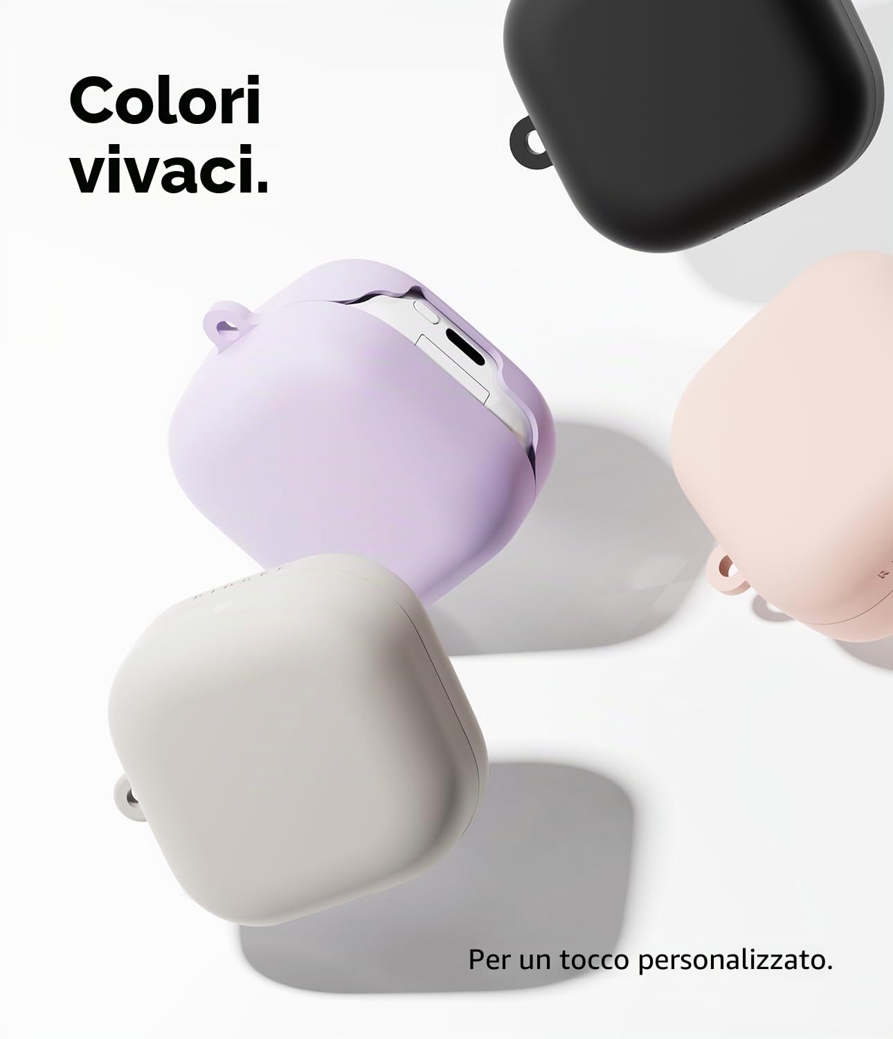 Ringke Silicone Case Cover Galaxy Buds 4 Pro Viola Moschettone