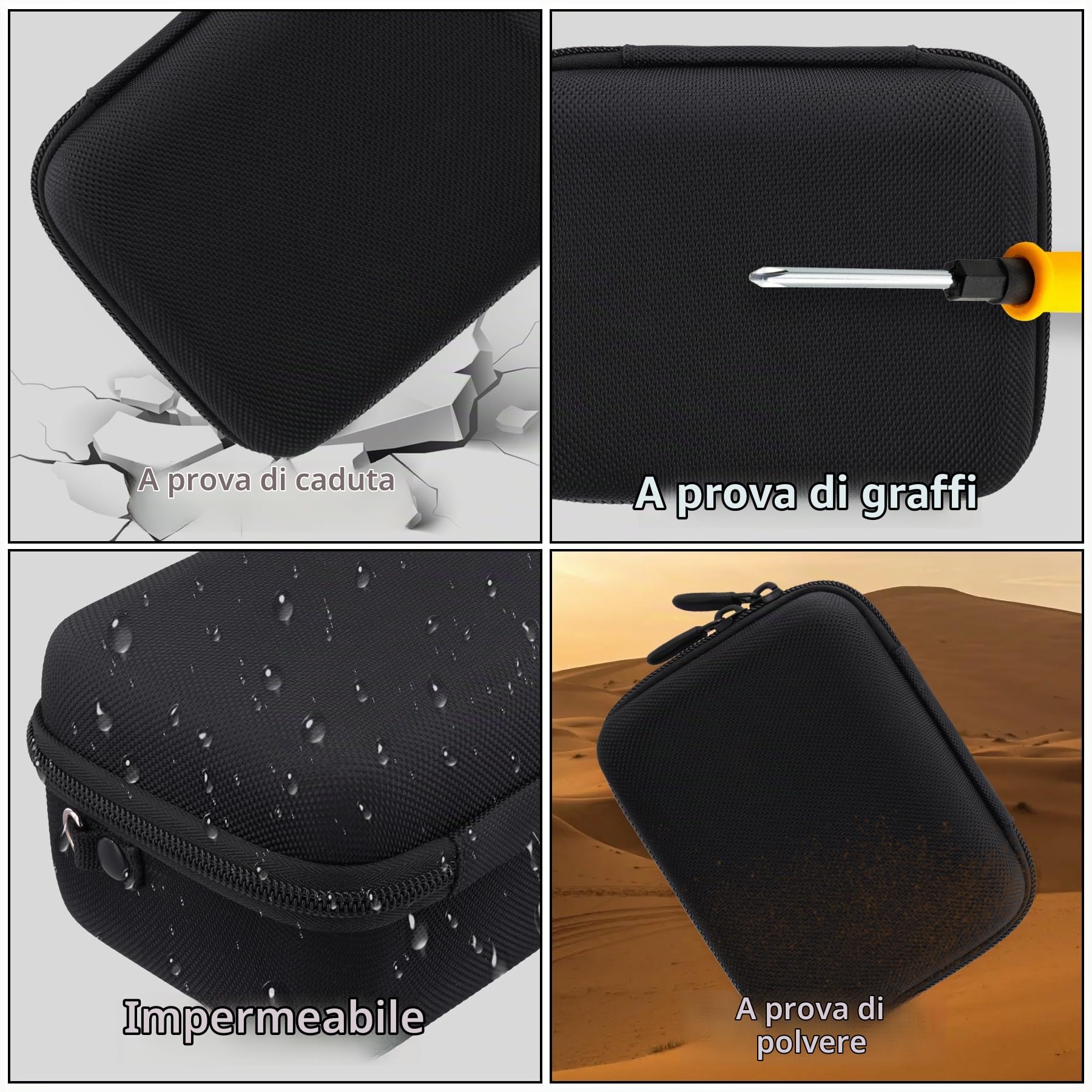 Aenllosi Camera Case Custodia Sony Alpha 16-50mm Nero EVA