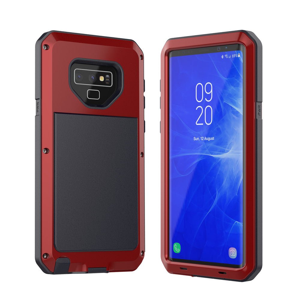 Redpepper Galaxy Cases cover Note 9 custodia alluminio antiurto nera