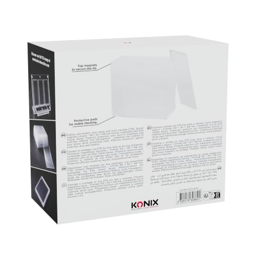Konix ETB vetrina box acrilico trasparente 190x90x168