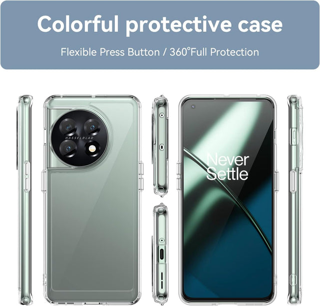 Redpepper OnePlus Cases OnePlus 11 cover trasparente antiurto